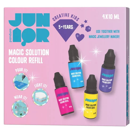 4 BUNTE REFILL-GELS FÜR MAGIC JEWELRY MAKER