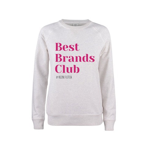 Sweatshirt: Best Brands Club by Kleine Flitzer – Magenta