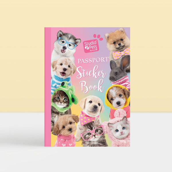 STUDIO PETS – PASSPORT STICKER BOOK FÜR 23 CM KUSCHELTIERE